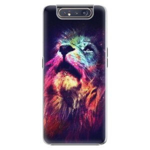Plastové pouzdro iSaprio - Lion in Colors - Samsung Galaxy A80