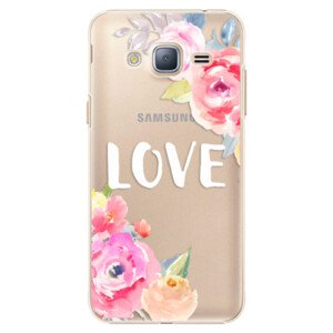 Plastové pouzdro iSaprio - Love - Samsung Galaxy J3 2016