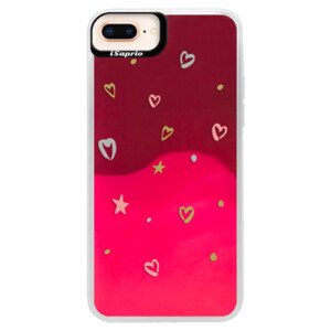 Neonové pouzdro Pink iSaprio - Lovely Pattern - iPhone 8 Plus