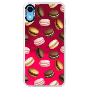 Neonové pouzdro Pink iSaprio - Macaron Pattern - iPhone XR
