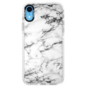 Silikonové pouzdro Bumper iSaprio - White Marble 01 - iPhone XR