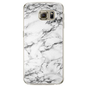 Plastové pouzdro iSaprio - White Marble 01 - Samsung Galaxy S6