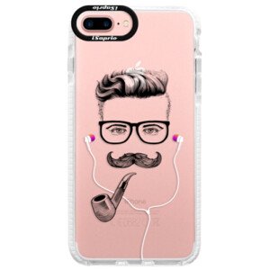 Silikonové pouzdro Bumper iSaprio - Man With Headphones 01 - iPhone 7 Plus