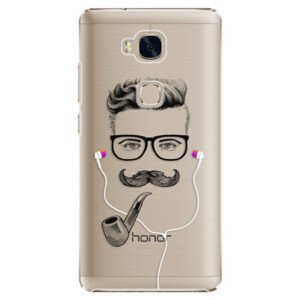 Plastové pouzdro iSaprio - Man With Headphones 01 - Huawei Honor 5X