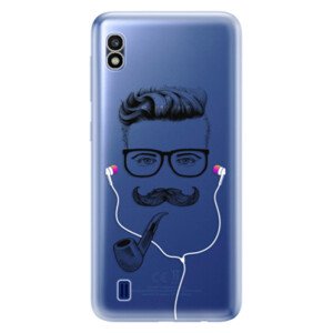 Odolné silikonové pouzdro iSaprio - Man With Headphones 01 - Samsung Galaxy A10