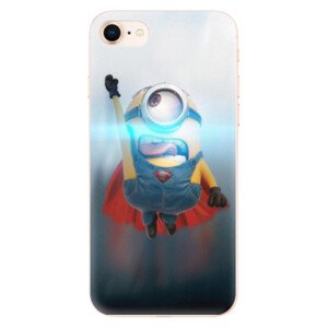 Odolné silikonové pouzdro iSaprio - Mimons Superman 02 - iPhone 8