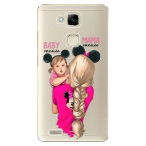 Plastové pouzdro iSaprio - Mama Mouse Blond and Girl - Huawei Ascend Mate7