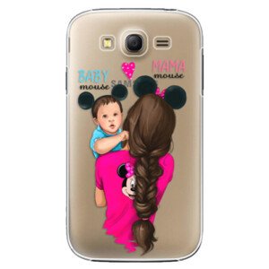 Plastové pouzdro iSaprio - Mama Mouse Brunette and Boy - Samsung Galaxy Grand Neo Plus