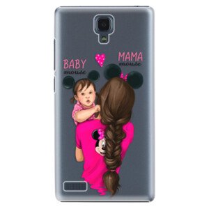 Plastové pouzdro iSaprio - Mama Mouse Brunette and Girl - Xiaomi Redmi Note