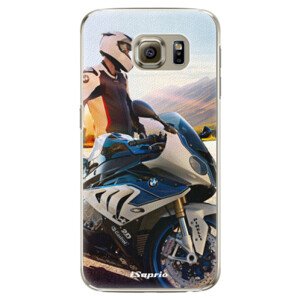 Plastové pouzdro iSaprio - Motorcycle 10 - Samsung Galaxy S6