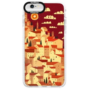 Silikonové pouzdro Bumper iSaprio - Mountain City - iPhone 6/6S