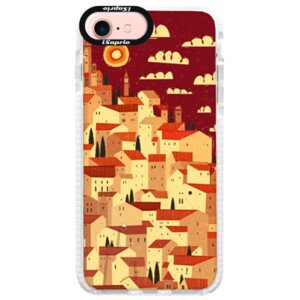 Silikonové pouzdro Bumper iSaprio - Mountain City - iPhone 7