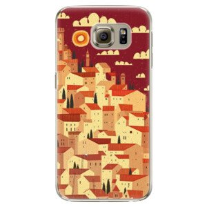 Plastové pouzdro iSaprio - Mountain City - Samsung Galaxy S6