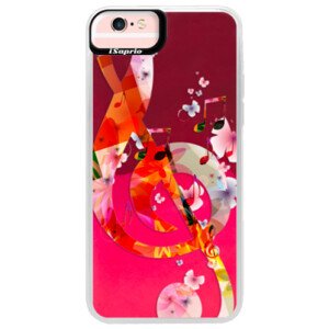 Neonové pouzdro Pink iSaprio - Music 01 - iPhone 6 Plus/6S Plus