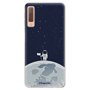 Odolné silikonové pouzdro iSaprio - On The Moon 10 - Samsung Galaxy A7 (2018)