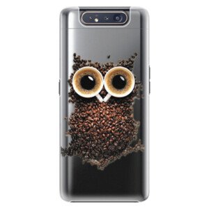 Plastové pouzdro iSaprio - Owl And Coffee - Samsung Galaxy A80