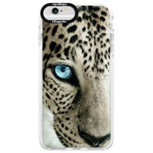 Silikonové pouzdro Bumper iSaprio - White Panther - iPhone 6/6S