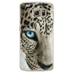 Plastové pouzdro iSaprio - White Panther - Samsung Galaxy S6 Edge
