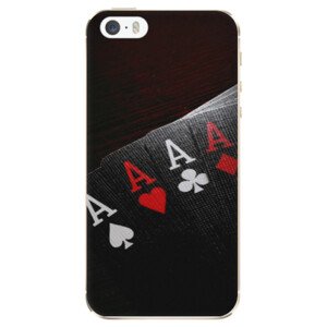 Odolné silikonové pouzdro iSaprio - Poker - iPhone 5/5S/SE