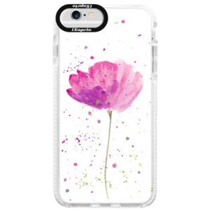Silikonové pouzdro Bumper iSaprio - Poppies - iPhone 6/6S