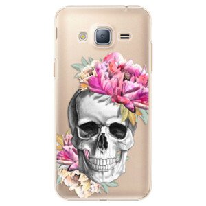 Plastové pouzdro iSaprio - Pretty Skull - Samsung Galaxy J3 2016