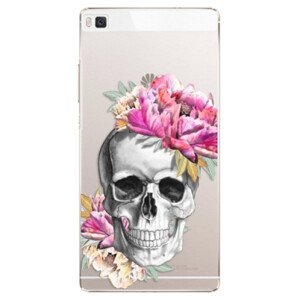 Plastové pouzdro iSaprio - Pretty Skull - Huawei Ascend P8