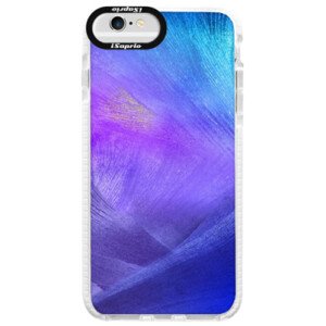 Silikonové pouzdro Bumper iSaprio - Purple Feathers - iPhone 6/6S