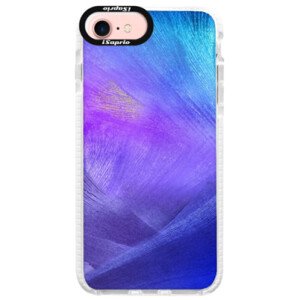 Silikonové pouzdro Bumper iSaprio - Purple Feathers - iPhone 7