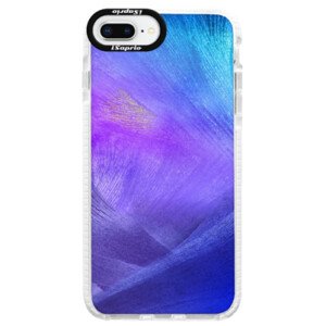 Silikonové pouzdro Bumper iSaprio - Purple Feathers - iPhone 8 Plus