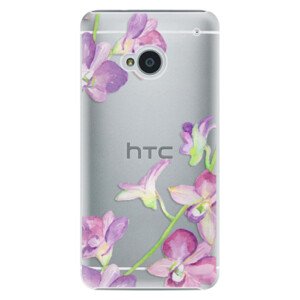 Plastové pouzdro iSaprio - Purple Orchid - HTC One M7