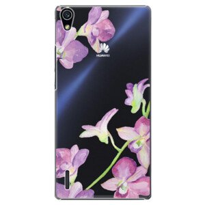 Plastové pouzdro iSaprio - Purple Orchid - Huawei Ascend P7