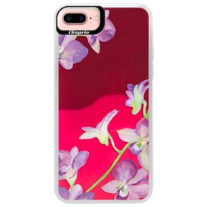 Neonové pouzdro Pink iSaprio - Purple Orchid - iPhone 7 Plus