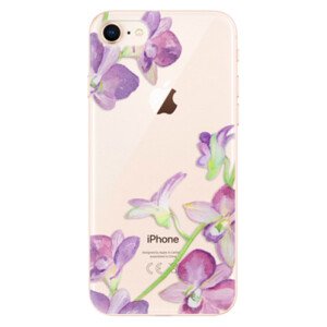 Odolné silikonové pouzdro iSaprio - Purple Orchid - iPhone 8