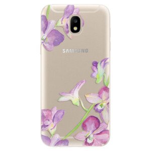 Odolné silikonové pouzdro iSaprio - Purple Orchid - Samsung Galaxy J5 2017