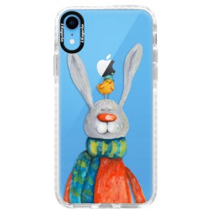 Silikonové pouzdro Bumper iSaprio - Rabbit And Bird - iPhone XR