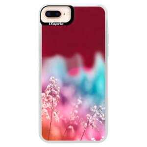 Neonové pouzdro Pink iSaprio - Rainbow Grass - iPhone 8 Plus