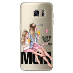 Plastové pouzdro iSaprio - Milk Shake - Blond - Samsung Galaxy S7 Edge