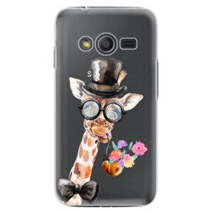 Plastové pouzdro iSaprio - Sir Giraffe - Samsung Galaxy Trend 2 Lite