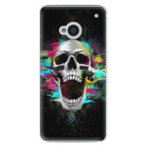 Plastové pouzdro iSaprio - Skull in Colors - HTC One M7