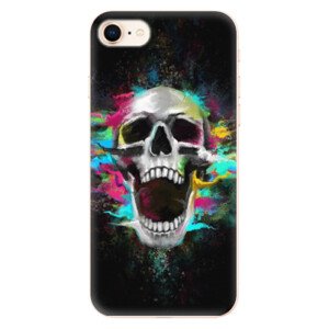 Odolné silikonové pouzdro iSaprio - Skull in Colors - iPhone 8
