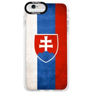 Silikonové pouzdro Bumper iSaprio - Slovakia Flag - iPhone 6/6S
