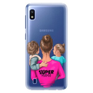 Plastové pouzdro iSaprio - Super Mama - Boy and Girl - Samsung Galaxy A10