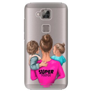 Plastové pouzdro iSaprio - Super Mama - Boy and Girl - Huawei Ascend G8