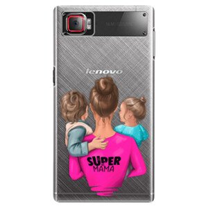 Plastové pouzdro iSaprio - Super Mama - Boy and Girl - Lenovo Z2 Pro