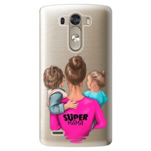 Plastové pouzdro iSaprio - Super Mama - Boy and Girl - LG G3 (D855)