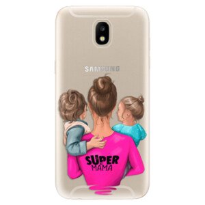 Odolné silikonové pouzdro iSaprio - Super Mama - Boy and Girl - Samsung Galaxy J5 2017
