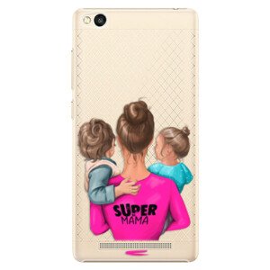 Plastové pouzdro iSaprio - Super Mama - Boy and Girl - Xiaomi Redmi 3