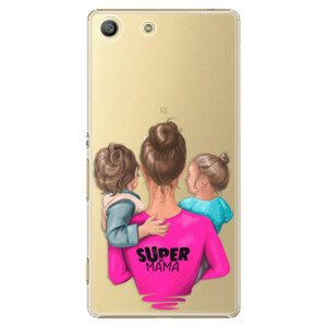 Plastové pouzdro iSaprio - Super Mama - Boy and Girl - Sony Xperia M5
