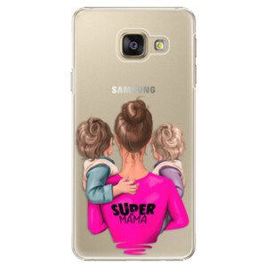 Plastové pouzdro iSaprio - Super Mama - Two Boys - Samsung Galaxy A5 2016
