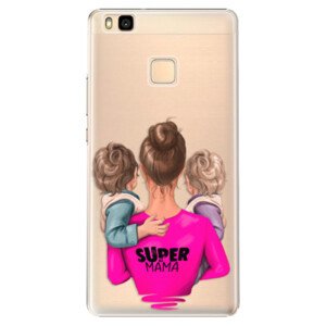 Plastové pouzdro iSaprio - Super Mama - Two Boys - Huawei Ascend P9 Lite